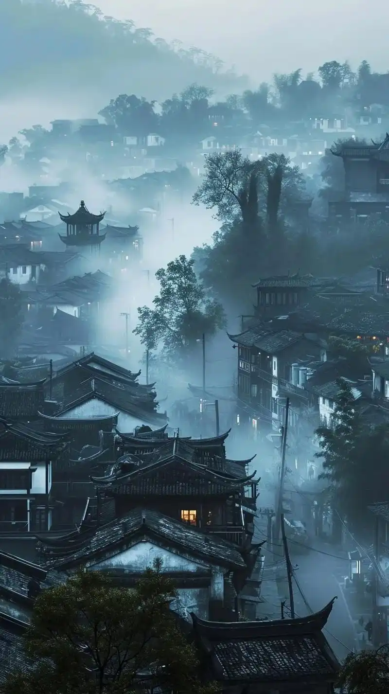 手机锁屏壁纸,唯美系列00雨夜03.