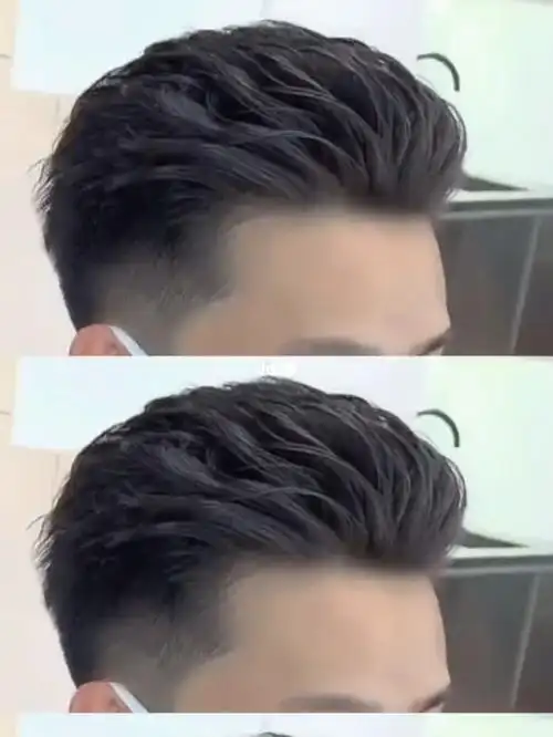 适合圆脸长脸鸽子脸的背头职场男士的标配