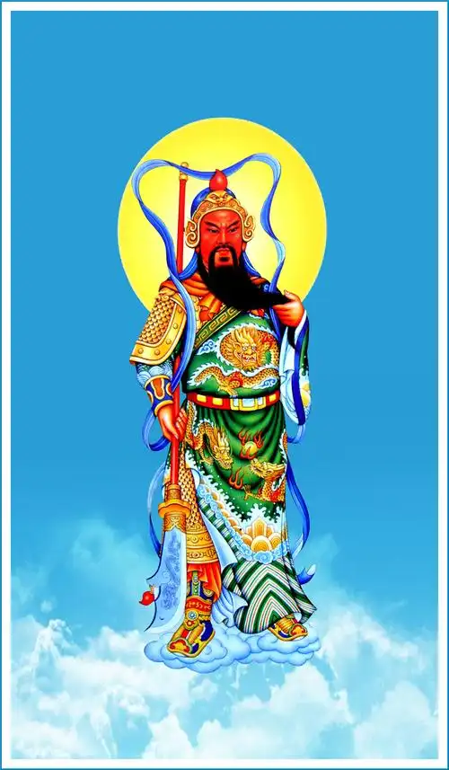 圣像佛画护法伽蓝菩萨圣像