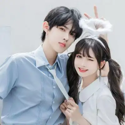 一对两张清新魅力真人情头集|趁秋_情侣头像_我要个性网