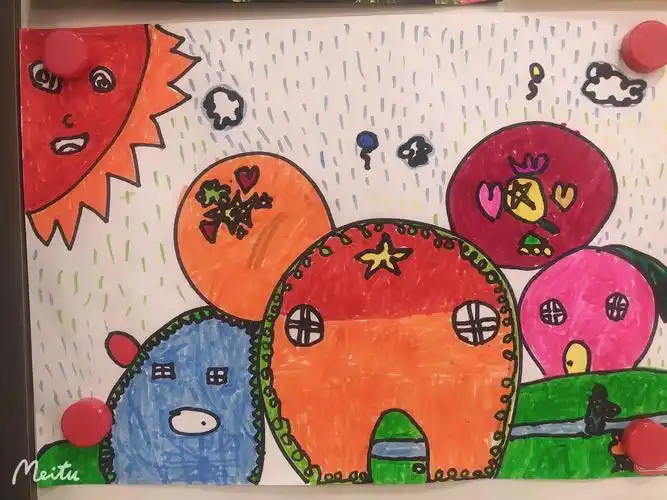 宜良县第一幼儿园蒙一班美术作品展