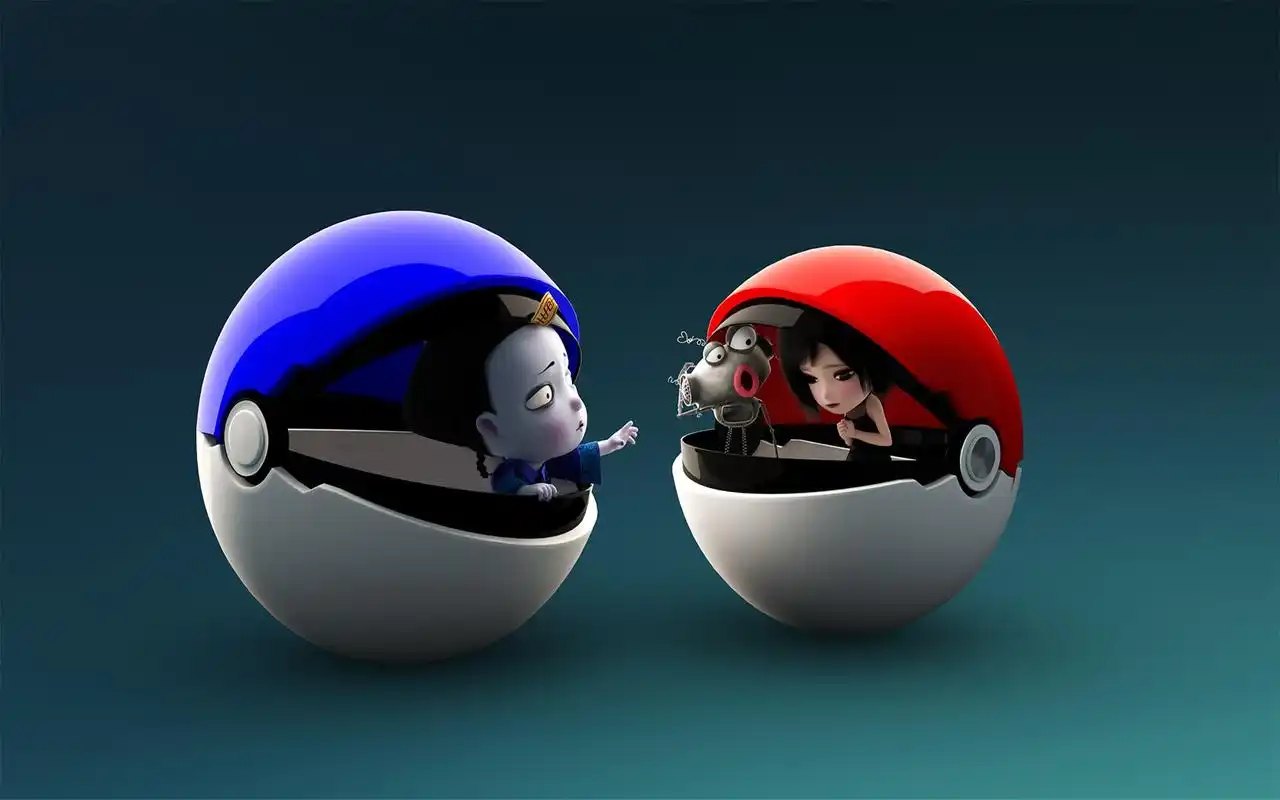 小僵尸僵小鱼呆萌可爱电脑壁纸高清大图预览1920x1200_卡通动漫下载