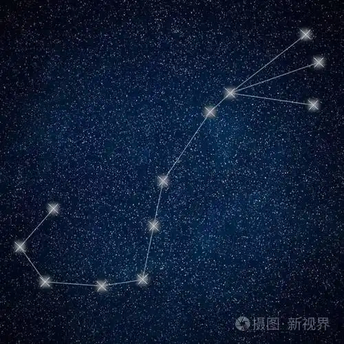天蝎星座黄道带标志天蝎星座线g