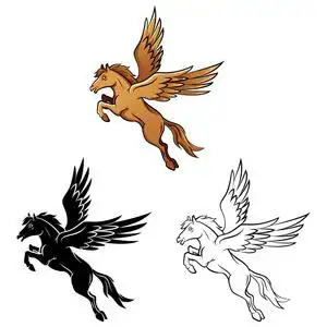 模式为着色书用铅笔, 书和翅膀元素创意模板图天使的翅膀在 zentangle