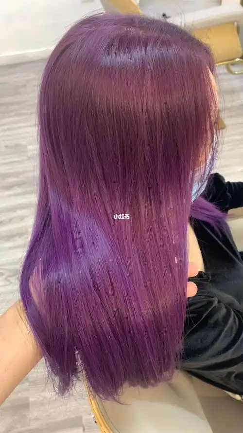 香芋紫杨千嬅发色