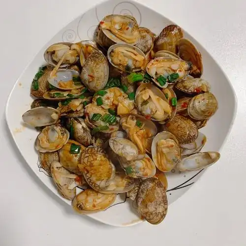 karlin做的蒜香炒花甲