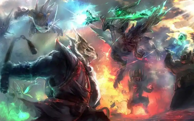 即时对战游戏dota2人物角色高清图分享
