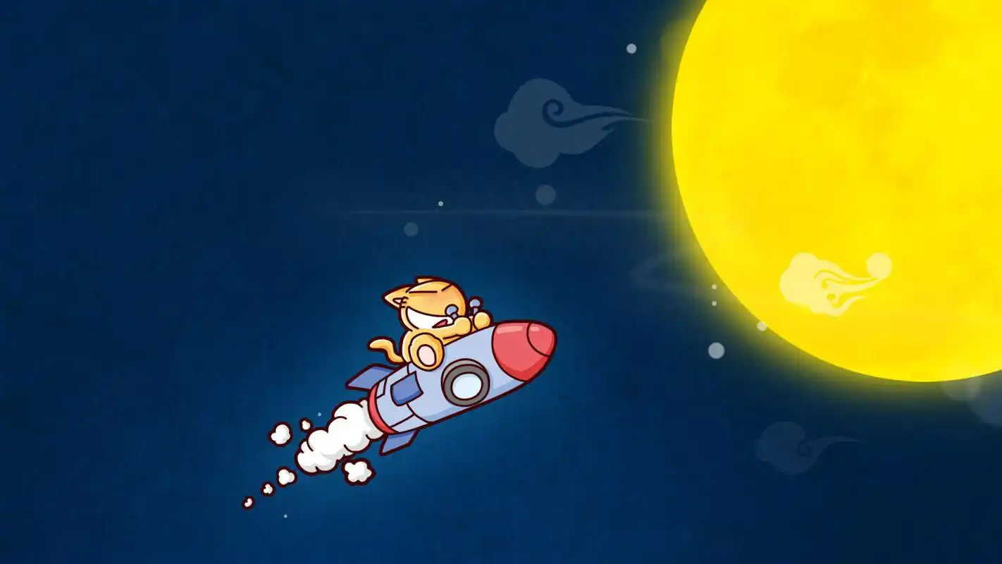 皮揣子猫简洁卡通主题电脑桌面壁纸 第二辑