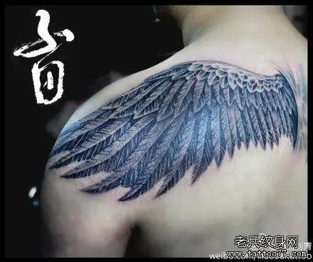 翅膀羽毛纹身_翅膀羽毛纹身图案_纹身翅膀羽毛图片大全_第2页 - 纹身