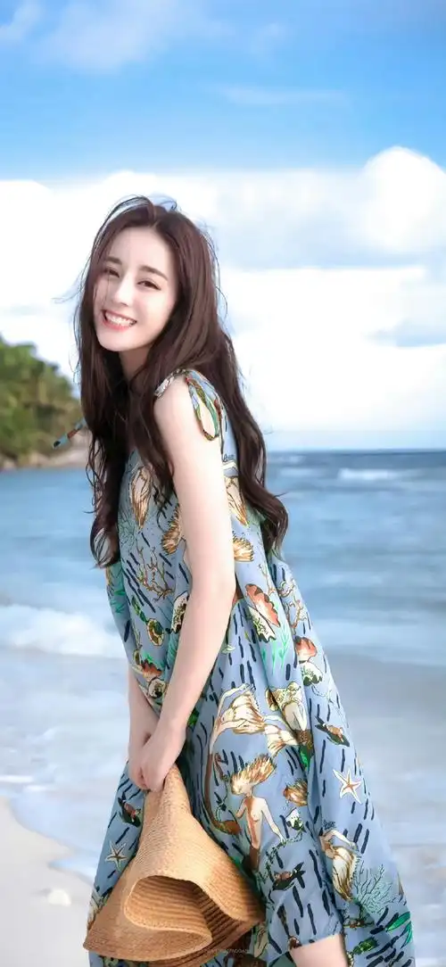 清凉一夏91好适合夏天的壁纸#迪丽热巴