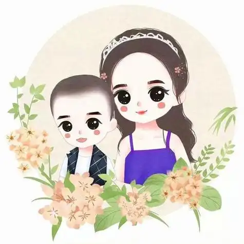 送给妈妈的特别礼物超有爱的母子头像设计喜欢吗