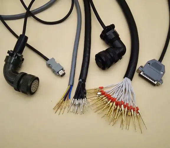 连接器线束加工重载连接器接线航空插头插座焊接电线