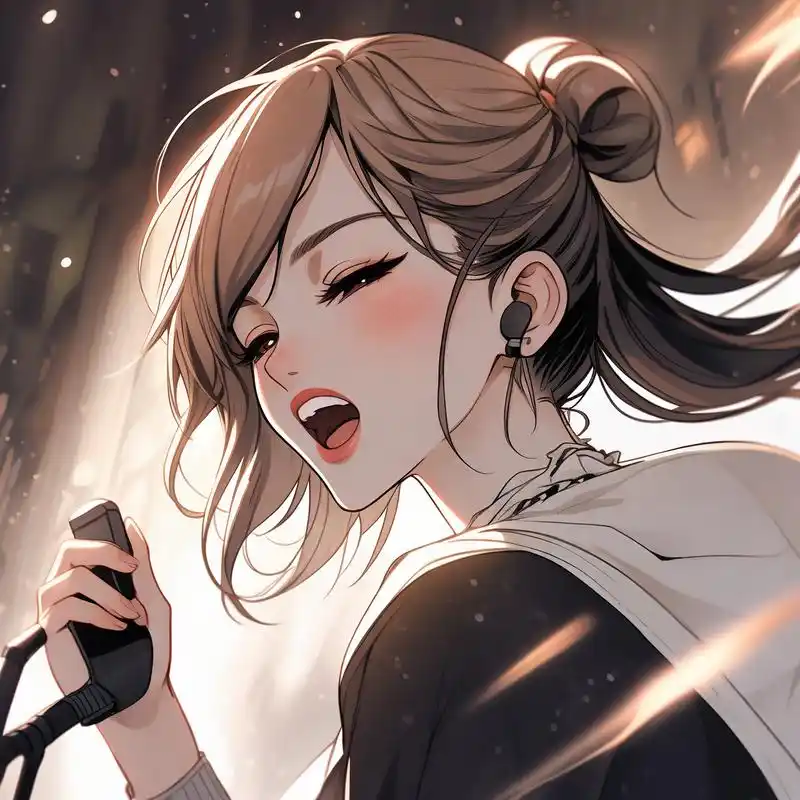 92 女生唱歌头像大放送 老铁们,这次给大家带来一组超酷的唱歌女生