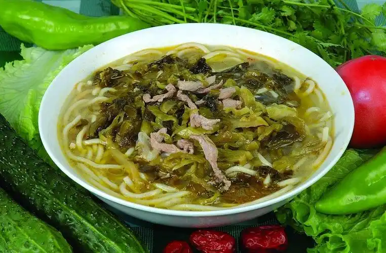 酸菜肉丝面