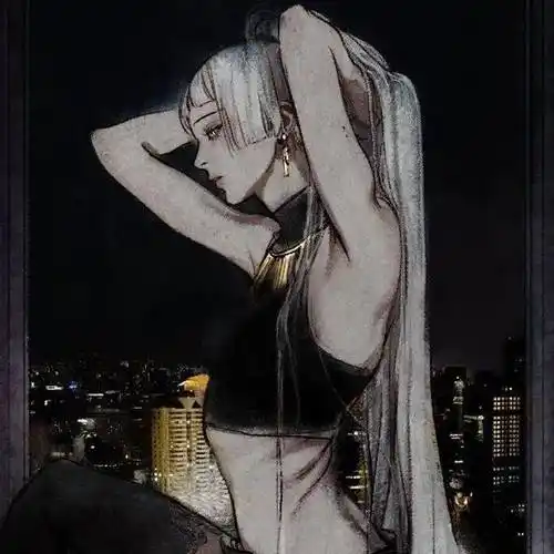 动漫头像 : 谢谢让我陪你一起成长_剪辑_二次元_壁纸