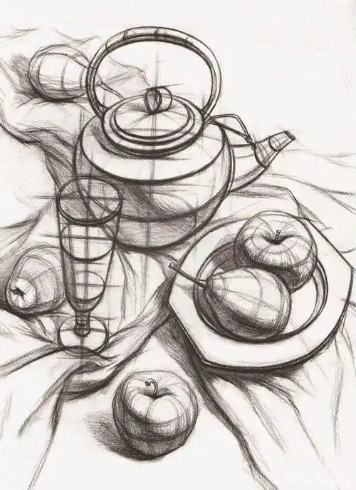 杭州画室-初学者如何画好静物素描?这四个步骤非常重要!