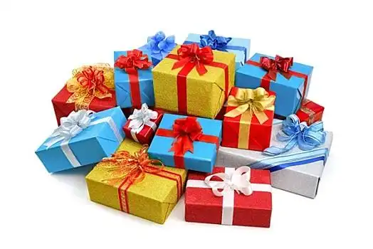 很多礼物图片