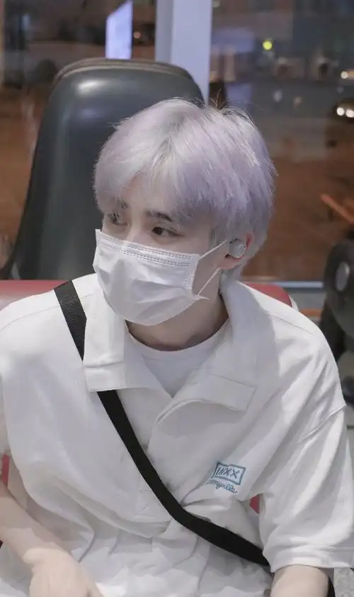 想看一些爱豆染白发的图