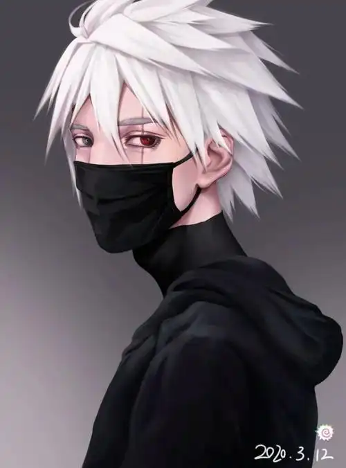 火影美图,卡卡西除了帅还是帅啊!_腾讯新闻