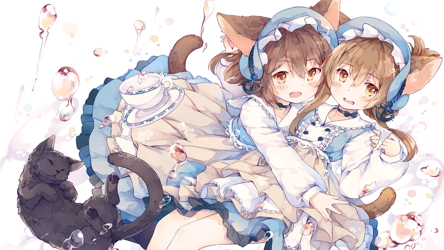 4k动漫插画美女图片桌面壁纸