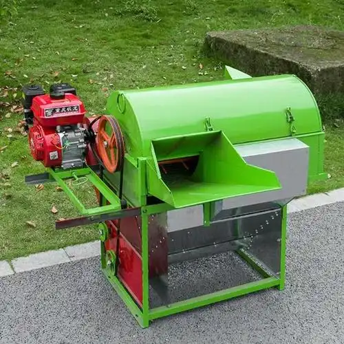 流彗 稻谷收割机小型 全自动水稻小型收割机机械打麦机农村家用全喂入