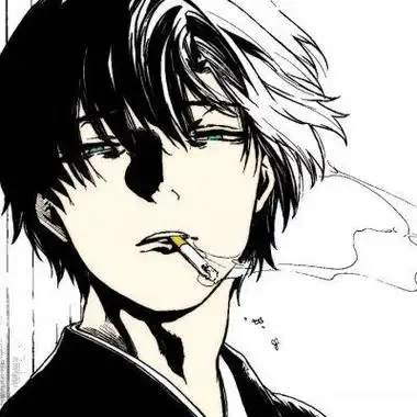 烟男头卡通动漫头像