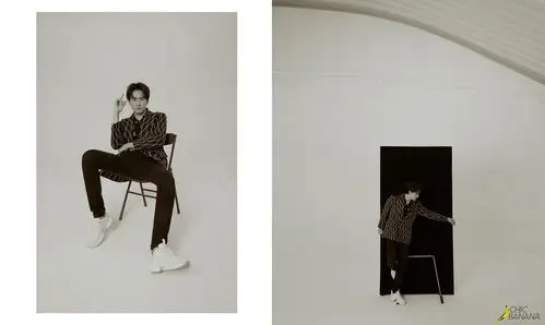 郑元畅黑白大片 时髦简约的穿搭秘籍