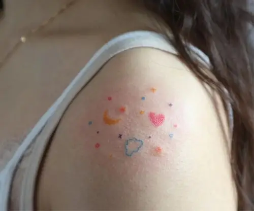 防水纹身贴花臂_byzhenzi榛子本铺纹身贴防水女持久小清新花手臂纹身