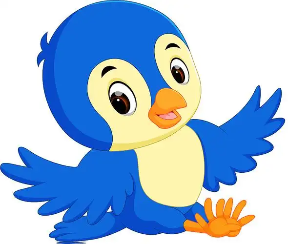 卡通可爱的鸟图片