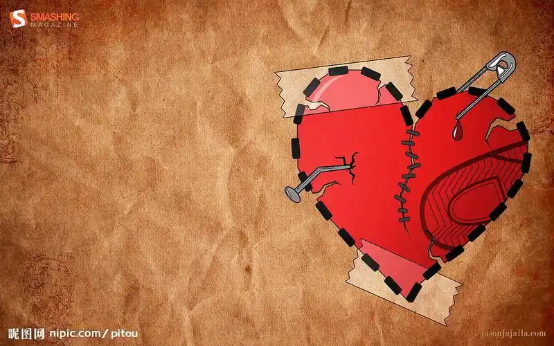 受伤的心灵图片