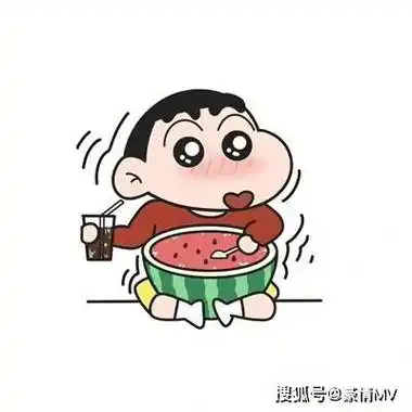 吃瓜情侣头像图片高清_2023夏天吃西瓜清爽情头