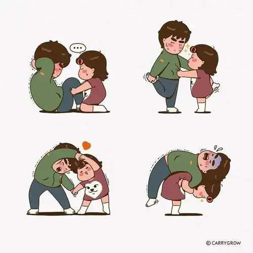 这对画师笔下的情侣日常也太太太甜了吧|插画师|漫画|最萌身高差_网易