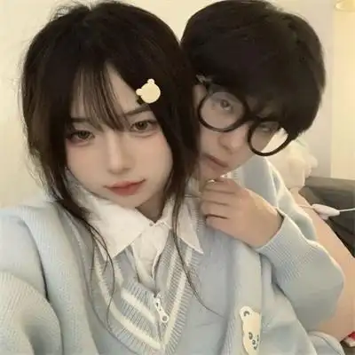 好看的不易撞双人情头 微信唯美情侣头像图片大全_情侣头像_美头网