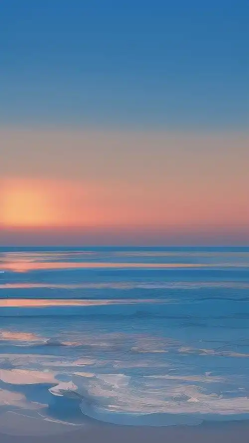 碧海蓝天手机壁纸🌊,感受海天一色的宁静😌