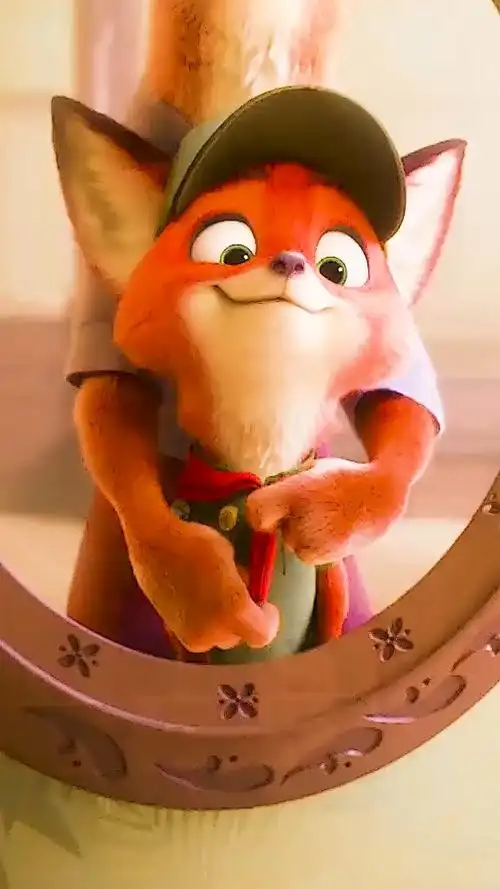 小时候的尼克太可爱了吧可爱治愈疯狂动物城