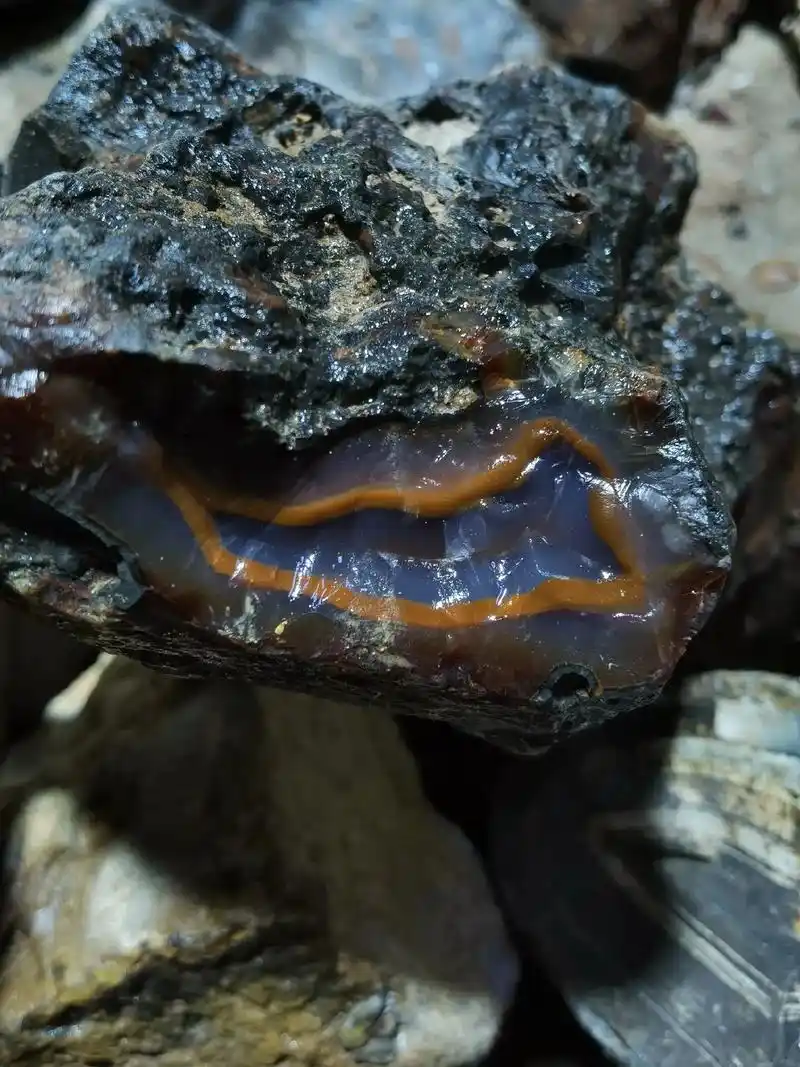 巴西玛瑙红料原石批发#原石 #奇石 #文玩 #手镯 #手把件 - 抖音