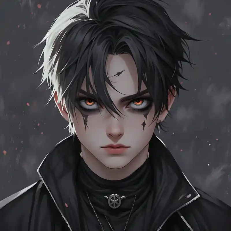 92黑暗霸气男生头像92 这组头像展现了黑暗中的霸气与杀气,每一个