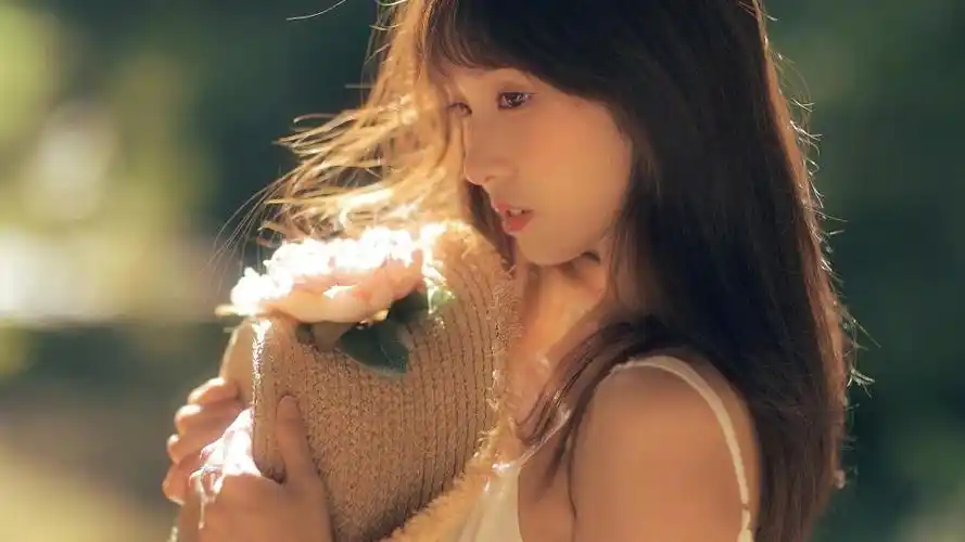 小仙女唯美动人写真,高清壁纸图片,清纯美女-回车桌面