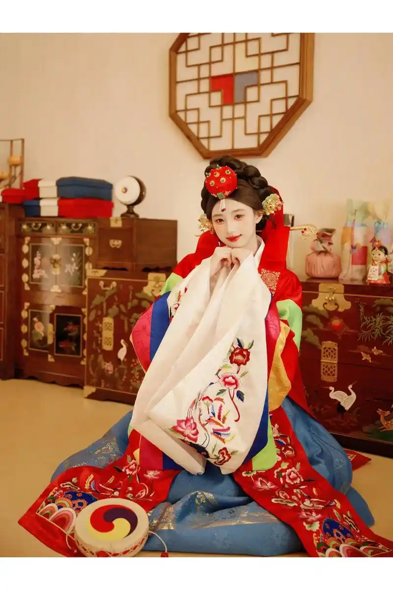 朝族公主|成片出来,朋友圈直接被赞爆.朝鲜服实在是太美啦在