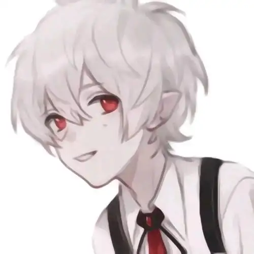 温柔至极的白发少年