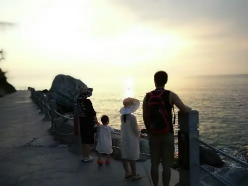 唯美三亚我们四口的第一站童话