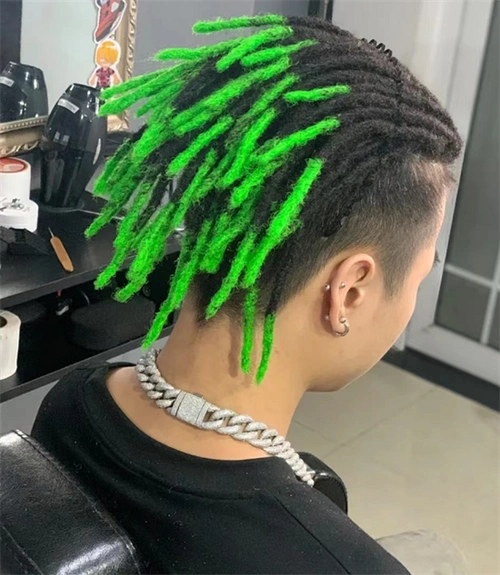 个性黑人烫脏辫 嘻哈街头风发型