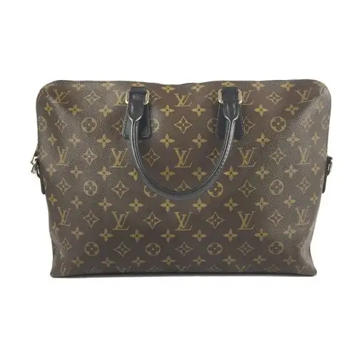 [9.5新]路易威登lv男士公文包pu经典老花1106