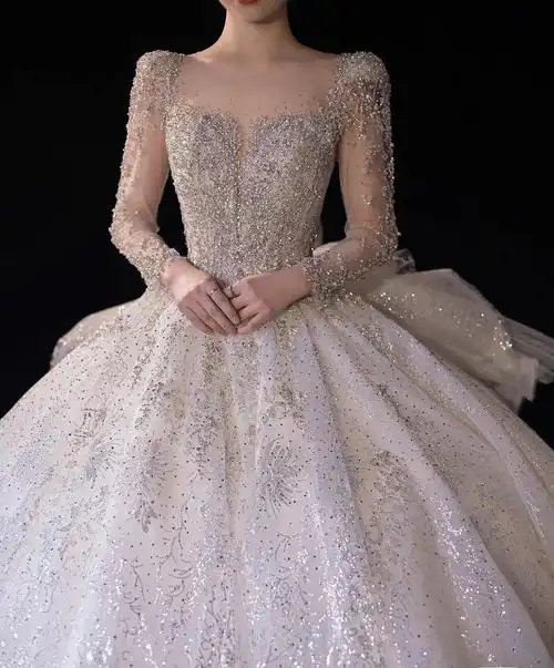 超级好看的一款婚纱