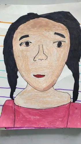 一(5)班《自画像》优秀作品