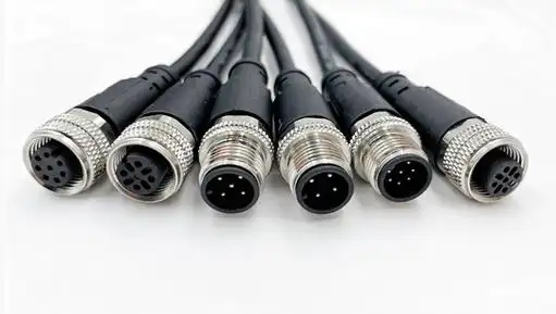 m8-m12连接器插座-m16航空插头-防水m12接插件-上海奕坚电气科技有限