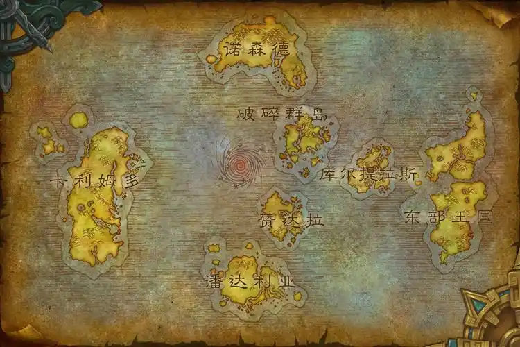 魔兽80从80ptr提取的新资料片加的几张地图简中4k版