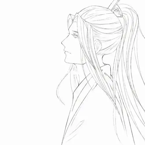 古风插画小头像04