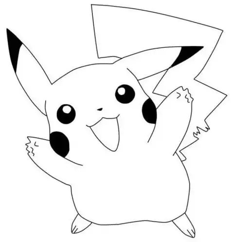 好画的,萌萌的图片pokemon go 精灵小集合萌萌哒的皮卡丘简笔画画法画