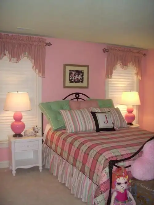 美式乡村小户型卧室装修女生房间装修设计